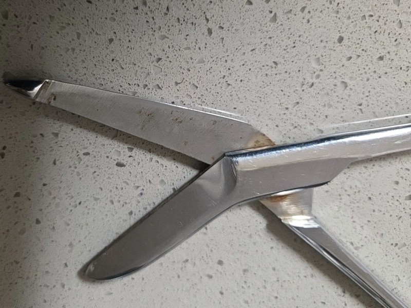 V. MUELLER SURGICAL 8" LISTER BANDAGE SCISSORS SU2008 XMJT GERMAN STAINLESS VTG gallery