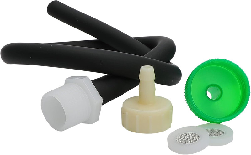 20 Inches Silicone Nozzle Enema Attachment Reusable Douche Black Hose Nozzle