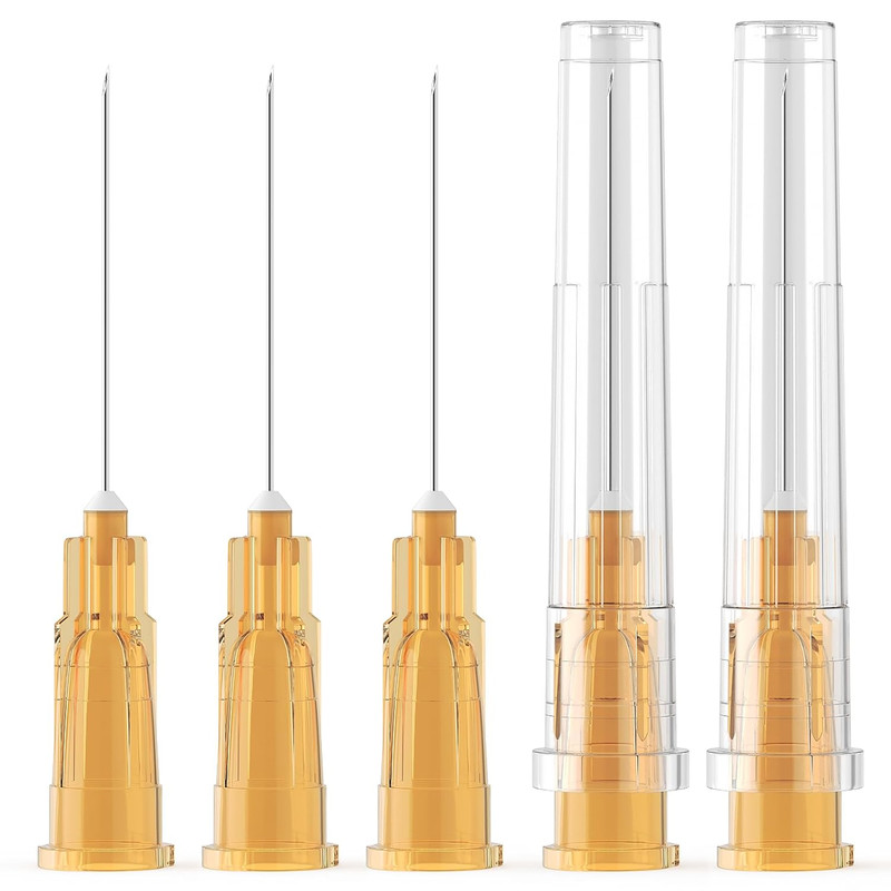 100Pcs 25G Needles 25Gauge 1Inch/25Mm Sterile Disposable Injection Needles Di... gallery