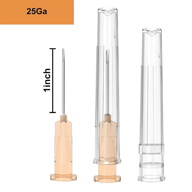 25 Gauge 1-Inch, with Individually Wrapped, 100 PCS Luer Lock Industrial Disp... gallery