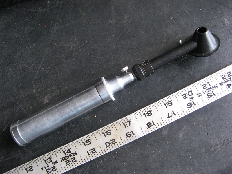 1930s J.E. REID STREAK RETINOSCOPE w CASE vintage Optometry gallery