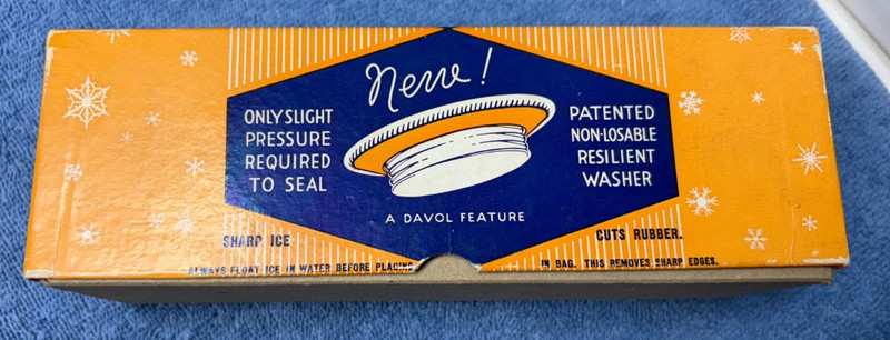 Vintage Davol English Ice Bag # 439 Cold Pack w/ Original box in VGC gallery