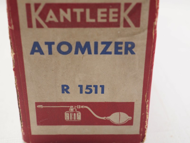 VINTAGE Dental Kantleek Atomizer R-1511 Glass liquid tube original box gallery