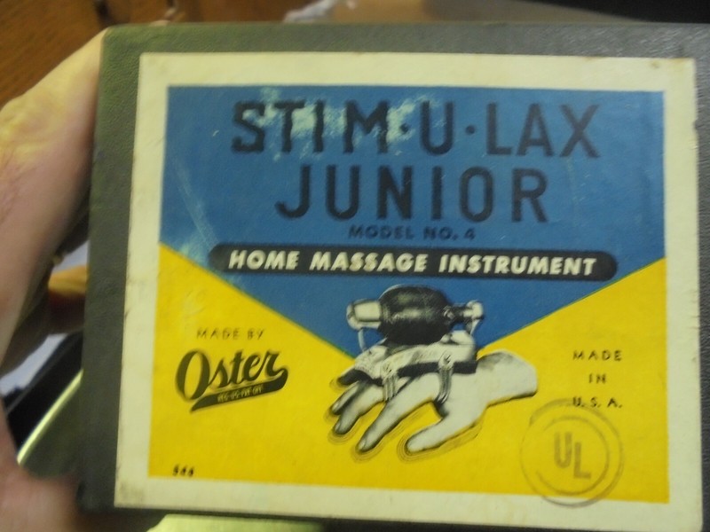 Vintage Oster Stim-U-Lax Junior Home Massage Instrument