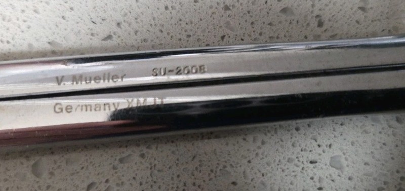 V. MUELLER SURGICAL 8" LISTER BANDAGE SCISSORS SU2008 XMJT GERMAN STAINLESS VTG gallery