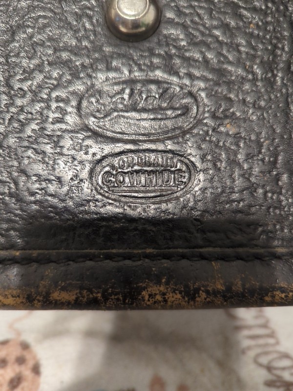 Vintage Schell Leather Doctors Bag Cowhide 14x9x7 gallery
