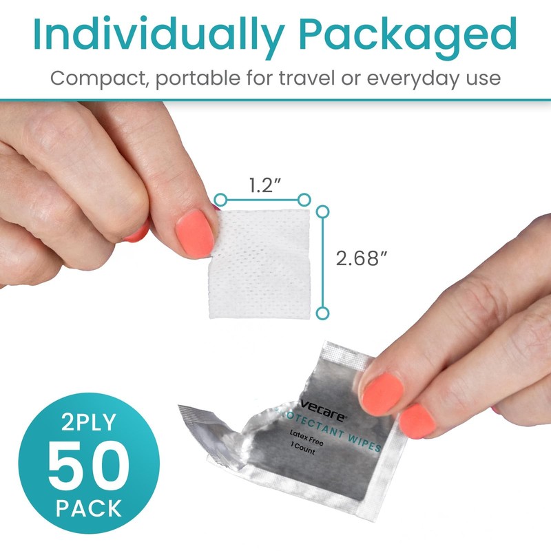 Vivecare Skin Prep Wipes (50 Count) – Sterile Protective Skin Barrier & Alcoh... gallery