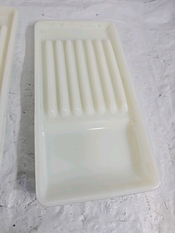 Vintage American Cabinet Co. Milk Glass Medical Dental Scalers Tool Tray #16