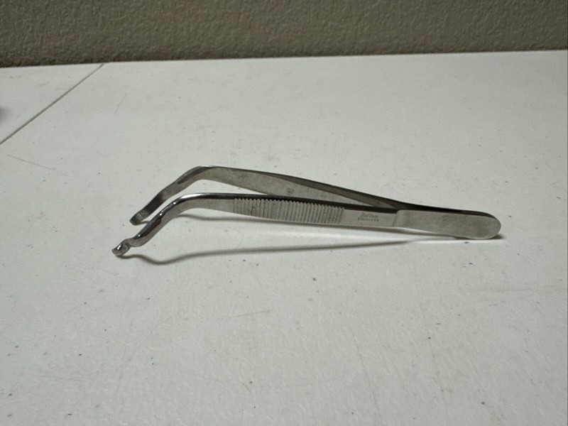 Vintage Miltex Stainless Steel Precision Tool Towel Clamp Germany Rare Dentistry