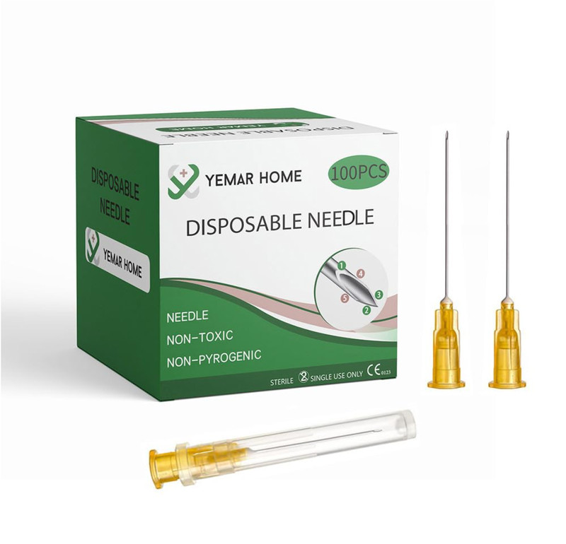25g 1.5 Inch Needle, 25 Gauge Needles Inch, Hypodermic 25G