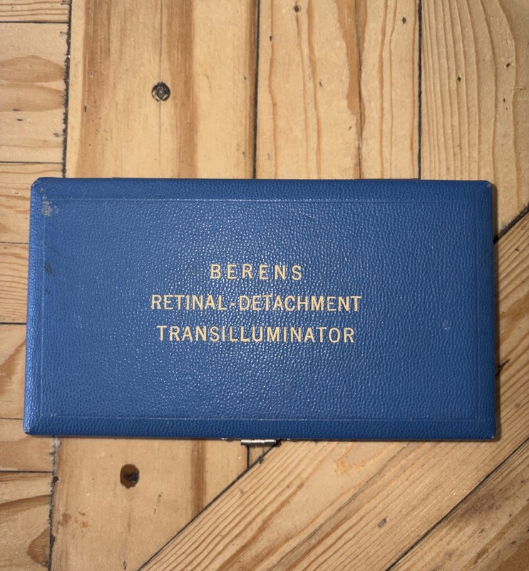 Vintage Early Ophthalmology Berens “Retinal- Detachment Transilluminator” !!