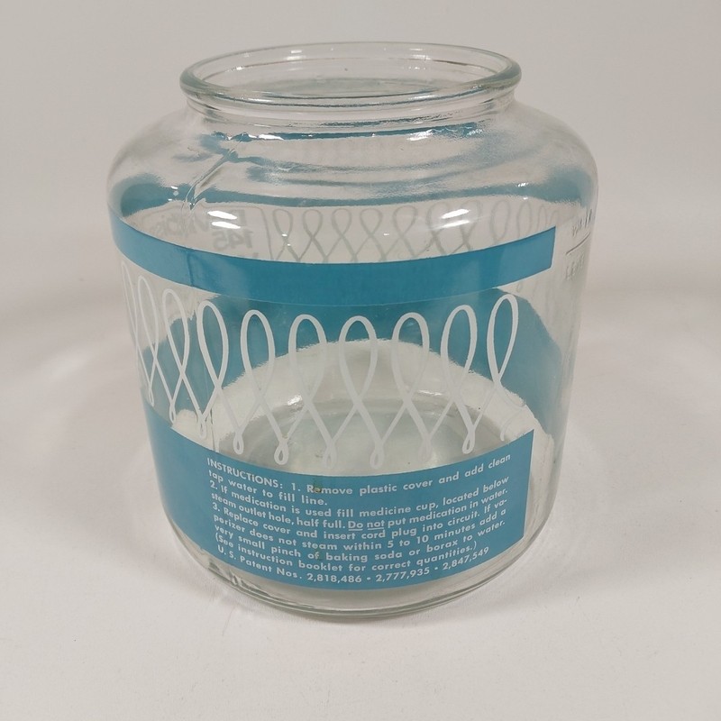Vintage DeVilbiss No. 145 Vaporizer Humidifier Aqua Blue Glass Piece ONLY gallery