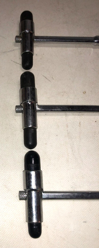 (3) Vintage Medical Instrument Tool Knee Feflex Hammer w/ Brush GRAFCO Italy VGC gallery