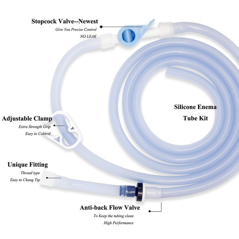 NEW TopQuaFocus 2L Enema Kit for Colon Cleanse - Large Bucket 10 Piece Set gallery