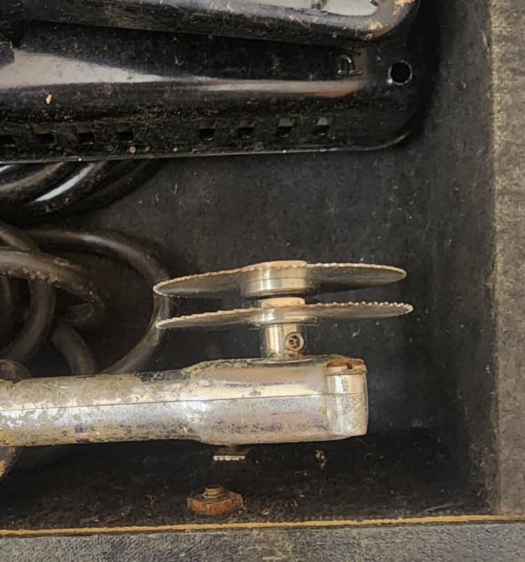 Vintage 1950 autopsy luck bone saw in a box Zimmer MFG CO. Not for medical use! gallery
