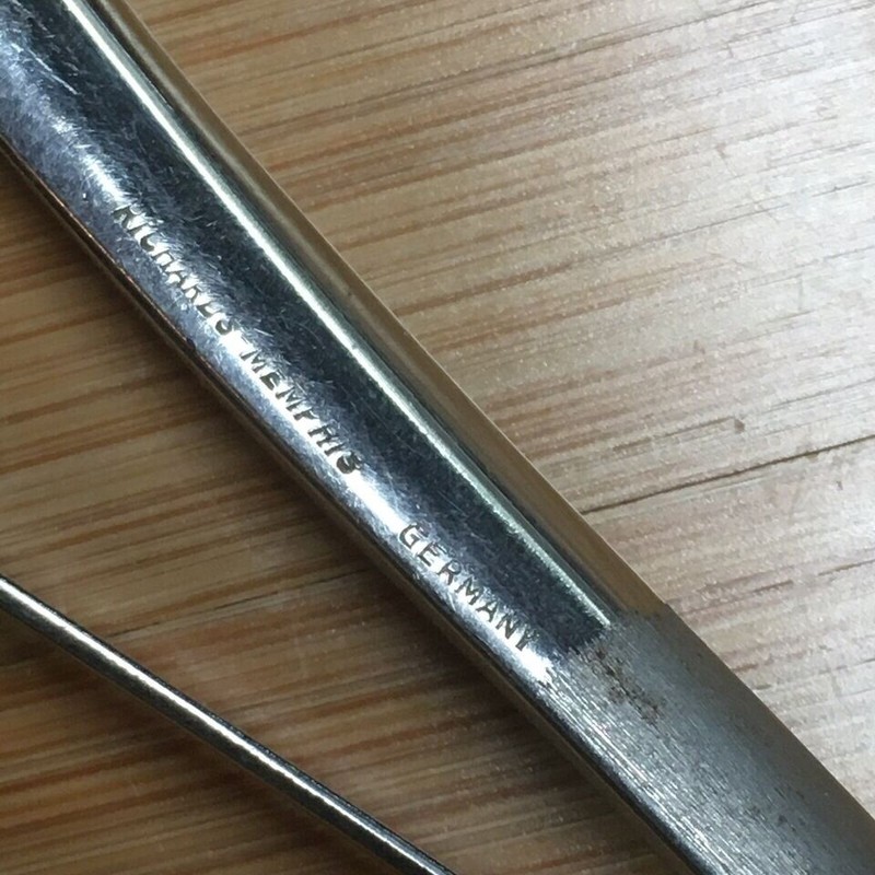 Vintage Doctors Medical Reflex Hammer Tools Richards Memphis Germany Stainless gallery