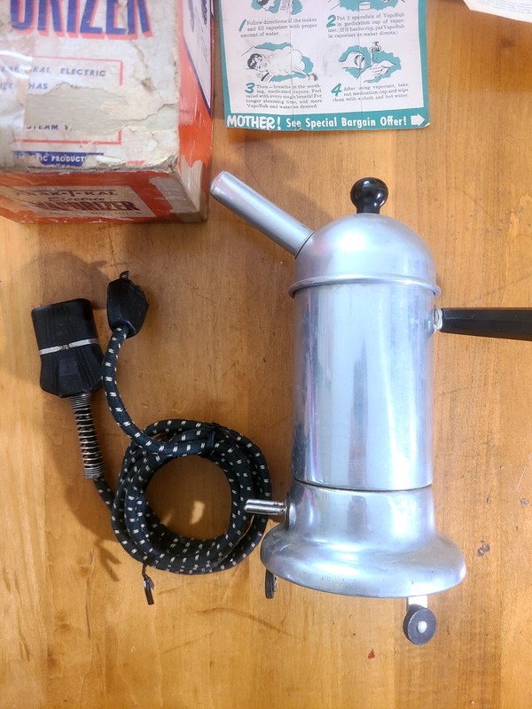 Vintage Prak-T-Kal Electric Vaporizer Complete #101-A W/ Box and Cord - Works!! gallery