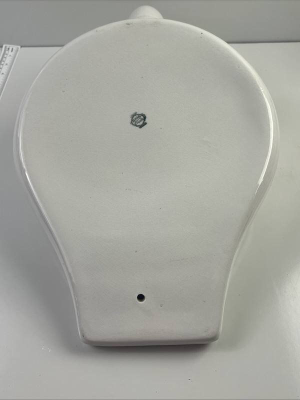 Antique Hall White Porcelain Bedpan Chamber Pot with Urinal gallery