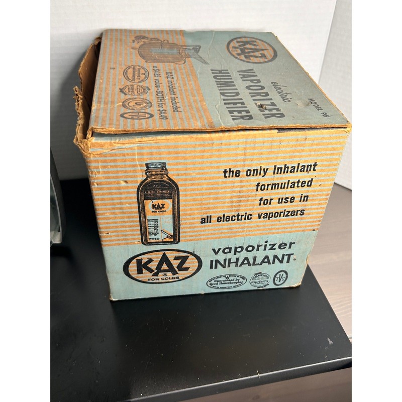Vintage KAZ Electric Vaporizer and Humidifer Model # . 95 W/ Original Box gallery