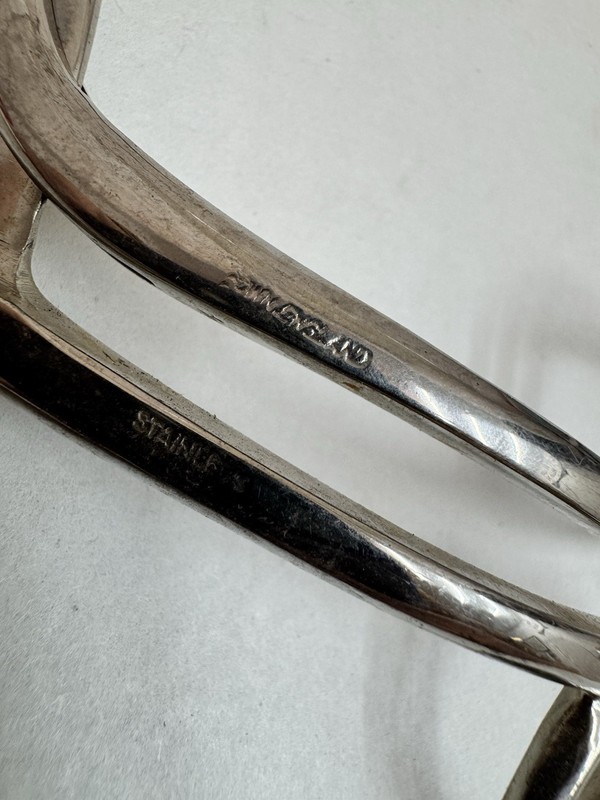 Vintage Down Bros London ENT Surgical Forceps 90° Angled Nasal Polyp Catheter In gallery