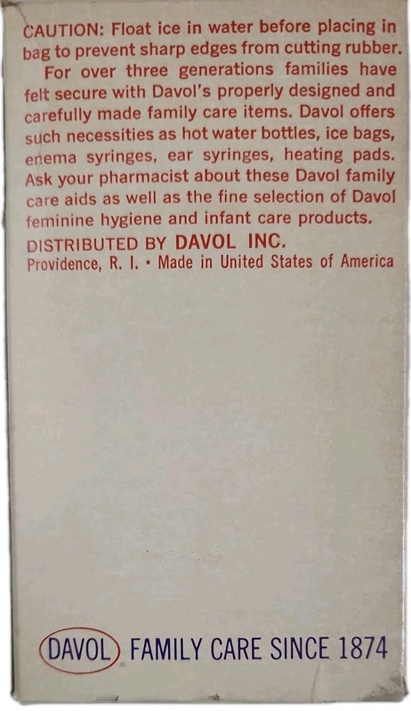 VINTAGE 6" DAVOL ENGLISH ICE BAG (SMALL)) #436 FAST SHIPPING gallery
