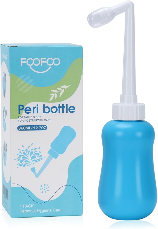 Peri Bottle for Postpartum Care, Essentials, Feminine Blue, Blue