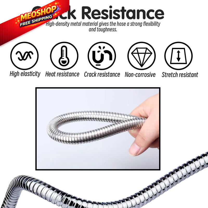 Premium Shower Enema Kit with 59-Inch Hose & 24cm Silicone Nozzle Black gallery