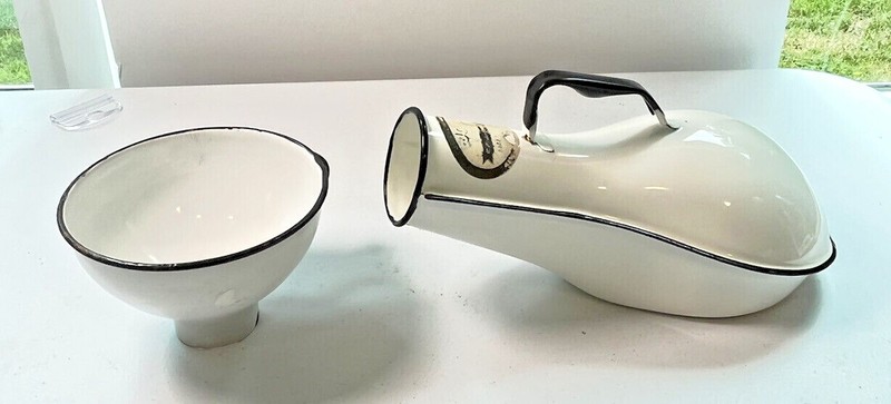 E611~ Jones Specialized Hospital Surgical Ware Women’s Men’s Urinal Metalware