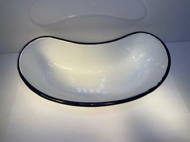 NOS 1960's GSW Canada Hospital Enameled Ware 9.5" Enamel Kidney Dish Tray gallery