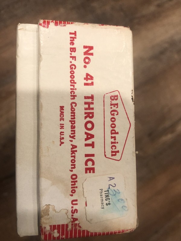 B.F. Goodrich No 41 Throat Ice Bag Vintage gallery