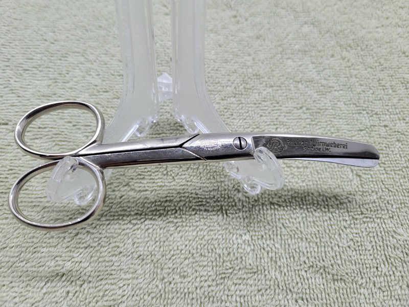 Vintage J.A. Schmidt & Soehne Medical Scissors w/ Curved Blades Solingen Germany
