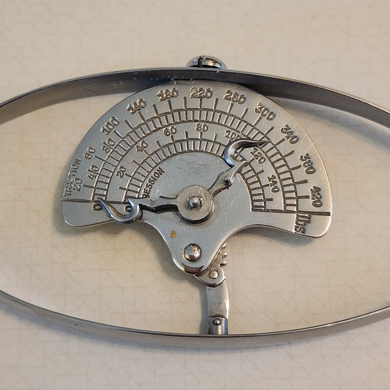 Vtg Aloe Hand Strength Measurement Dynamometer Aloe Germany Chrome Rare Brand gallery
