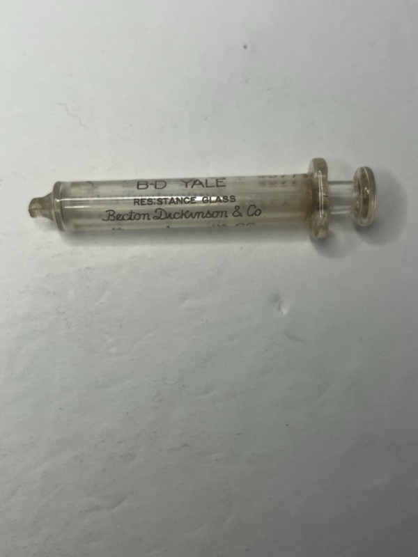 Early 1900s Glass Syringe .B-D Yale Resistance Glass. Becton Dickinson & Co gallery