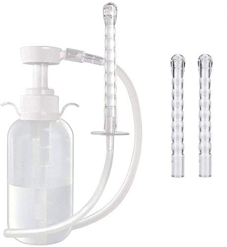 Vaginal Douche Cleansing System Female Syringe 4 Piece Set, As Picture