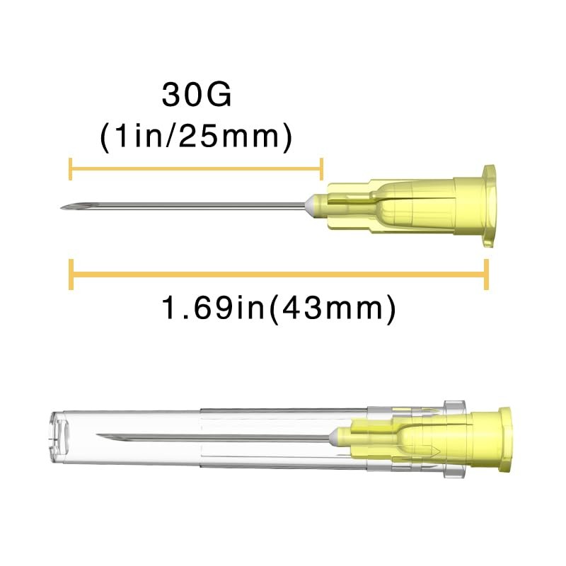 30 Gauge 1 Inch Needle: 100 Pcs Luer Lock Needles - 30G-1 IN 25mm gallery