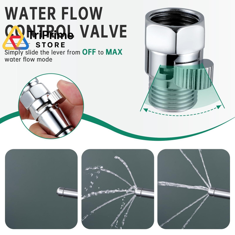 Shower Enema System with 100 Inches Hose, 100 Inch Polished Chrome gallery