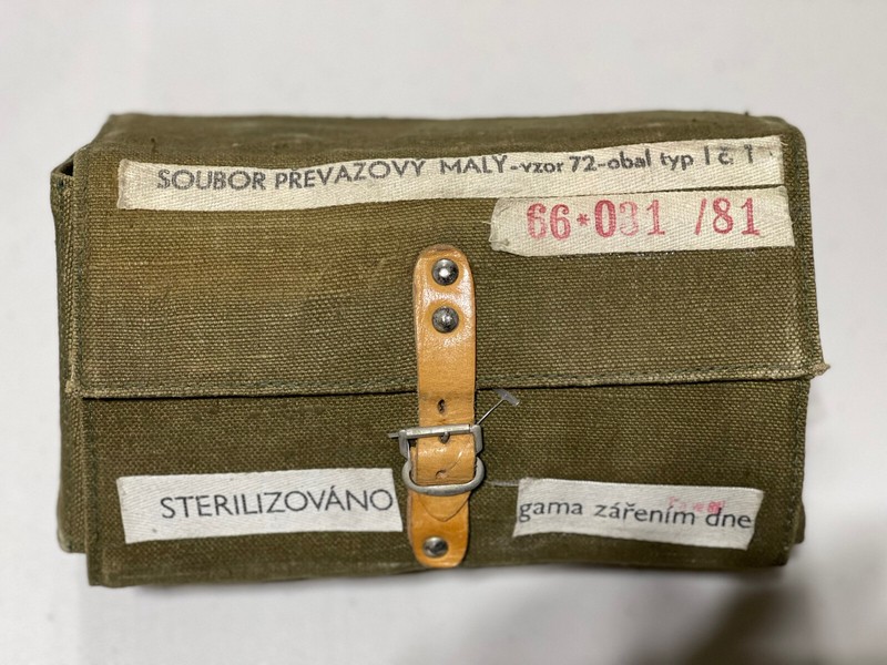 Genuine Czech military vintage medical surgical 27 pcs.kit rare collectible in m