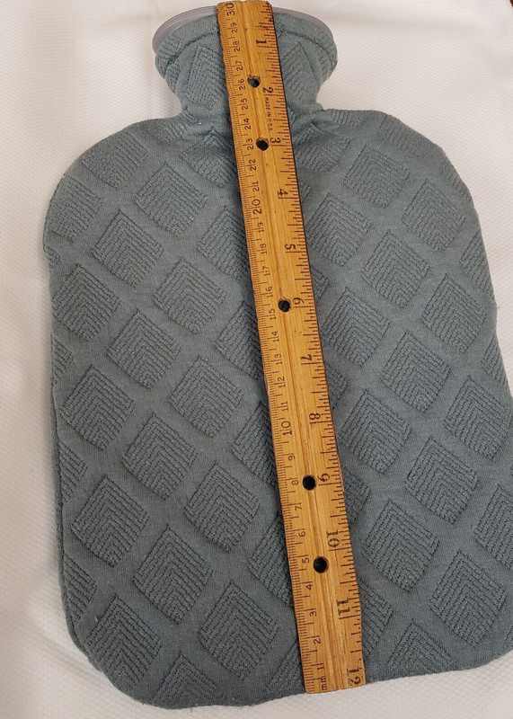 Set of 2 Vintage Rubber Hot or Cold Water Bottle Heating Pad with Stoppers gallery