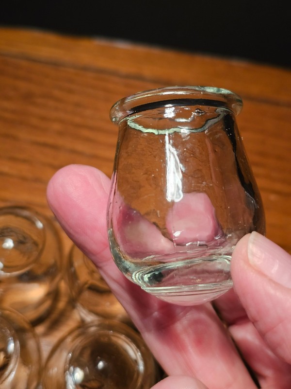 VINTAGE SET OF 8 CUPPING GLASS / MEDICAL gallery