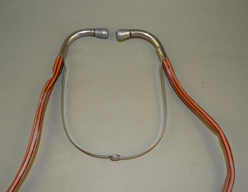Vintage Classic Doctor Stethoscope ,Red /Black Tubes ,Bell Shape gallery