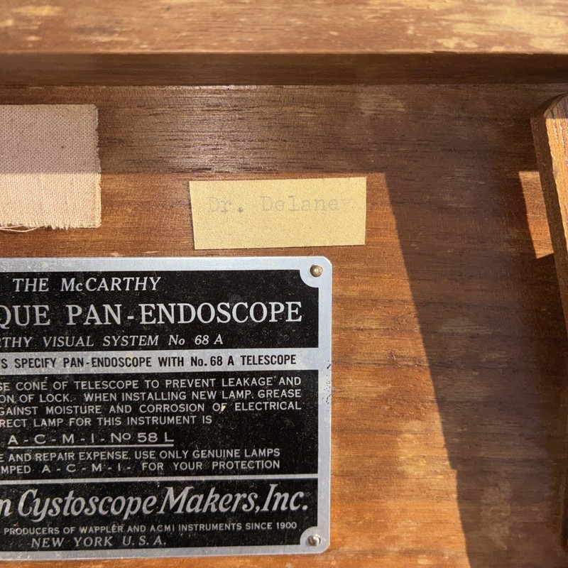 Vintage American Cystoscope Makers McCarthy Foroblique Pan-Endoscope Adult gallery