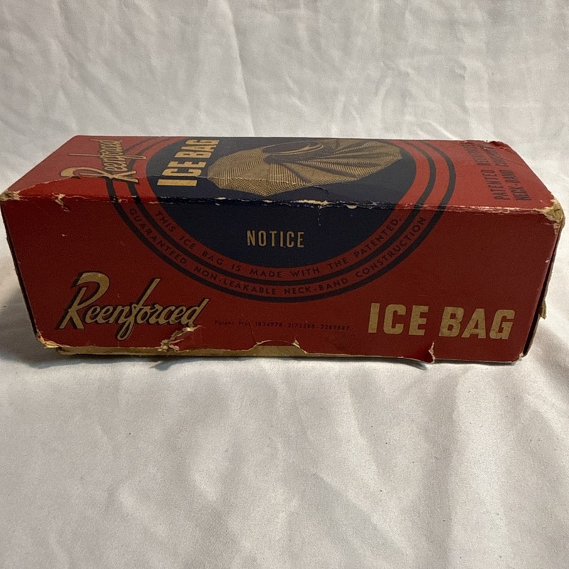 Vintage Mid-Century 1950s Ice Bag or Cap Ice Pack size 6 in box gallery