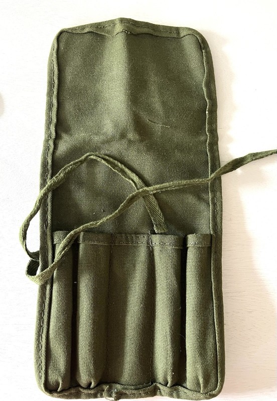 Vietnam Military Medical Kit Olive Drab Field Exam Set w/ Instruments & Mirror gallery