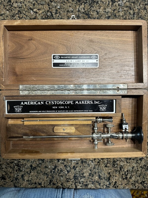 American Cystoscope Makers Inc – Mccarthy Infant Cystoscope – V. Good Condition