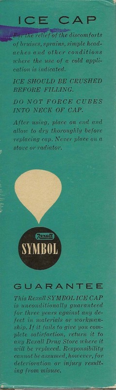 Vintage Rexall Symbol Ice Cap looks unused crisp box collectable NOS gallery