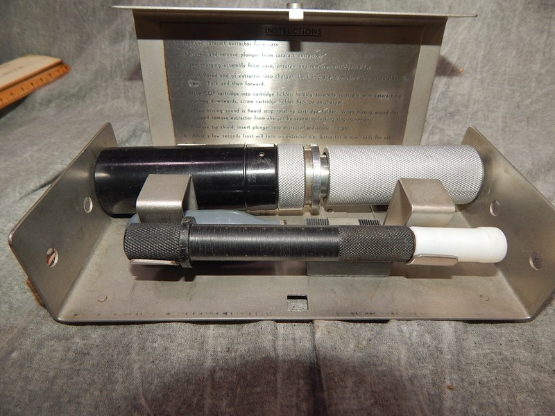 c 1960’s Bellows Cryoextractor (Cataract Surgery) by Mueller