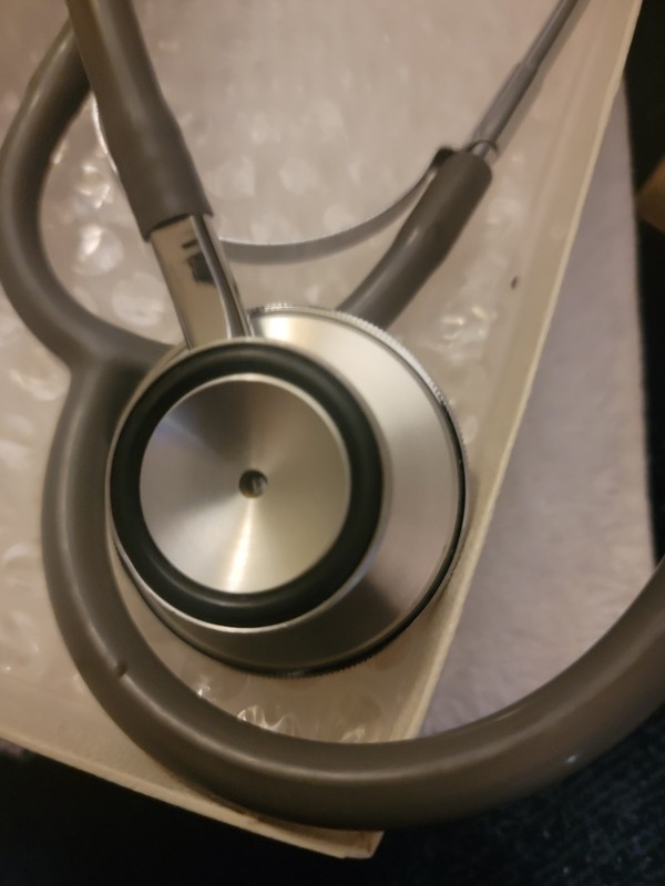 Stethoscope Her-Mar Twinhead Lightweight Delux #1006 Made in Japan gallery