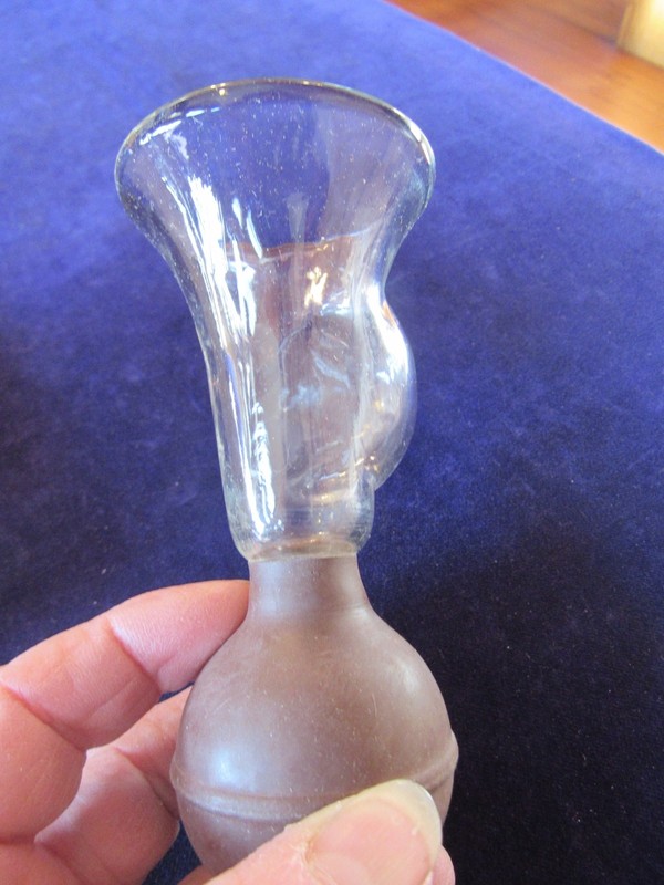 Vintage U.S Drug Sundries English Breast Pump w/Box A56 gallery