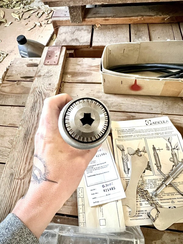 AESCULAP Bone Drill Motor medical Instrument 1960’s gallery