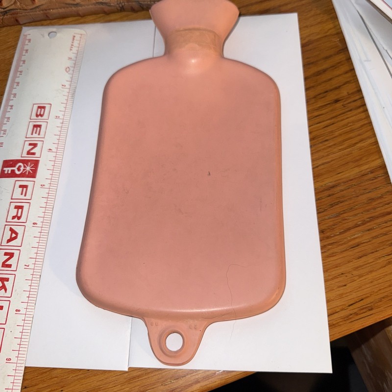 VTG This Little Piggie Went To Market Hot Water Bottle Pink Nostalgiacore gallery